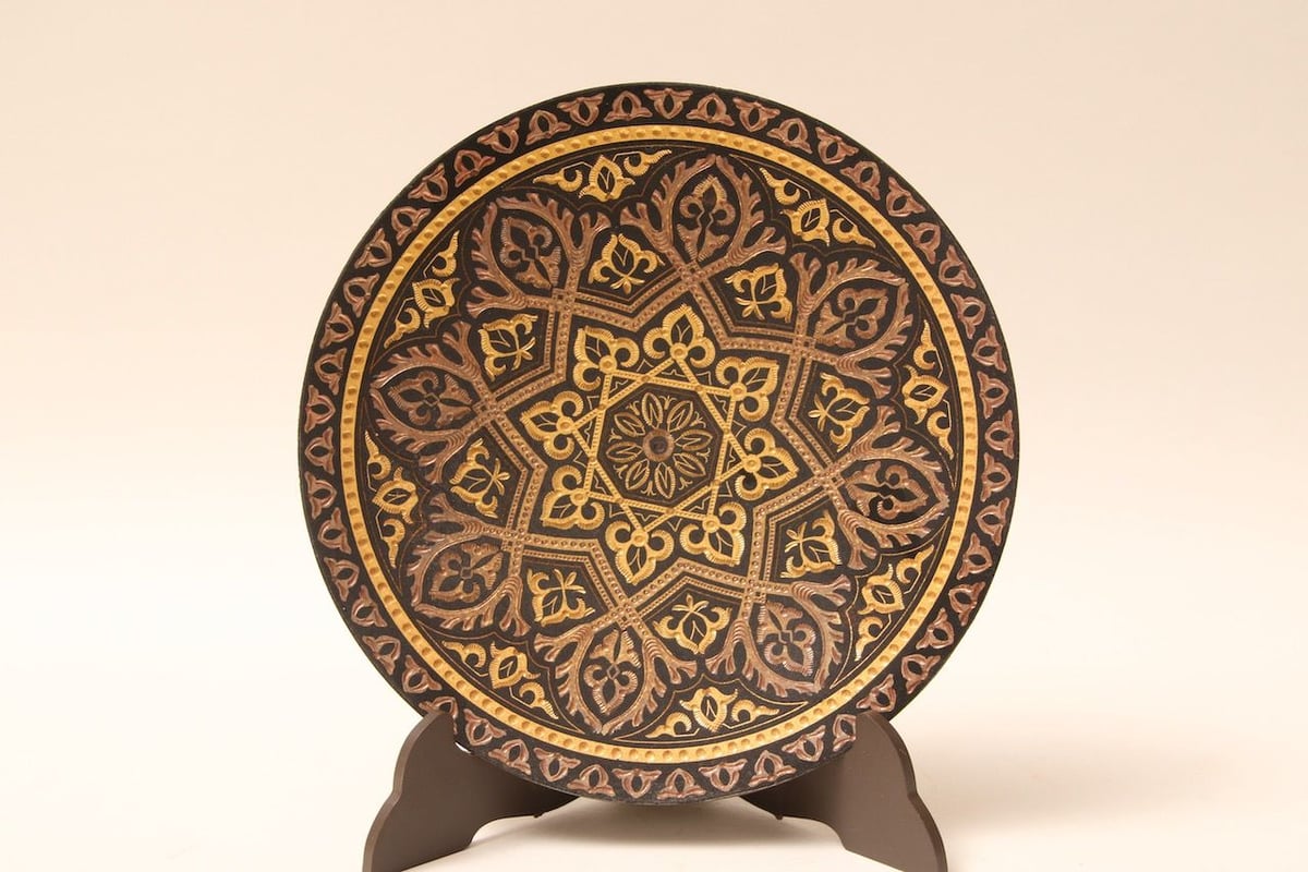 レトロ/spain/スペイン/トレド/Damasquinado/ 純金象嵌/ダマスキナード