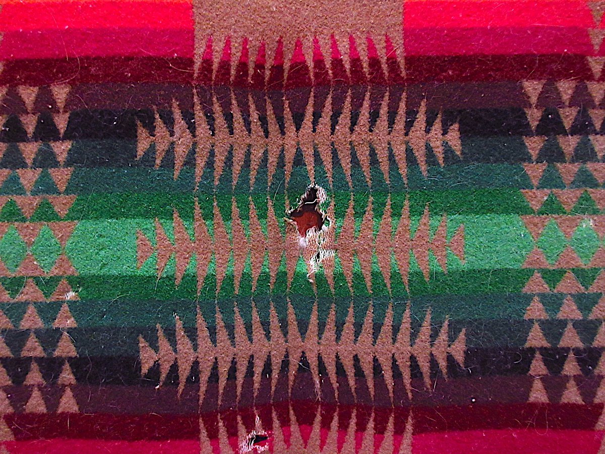 ビンテージ○PENDLETON Beaver Stateネイティブ柄ウールブランケット