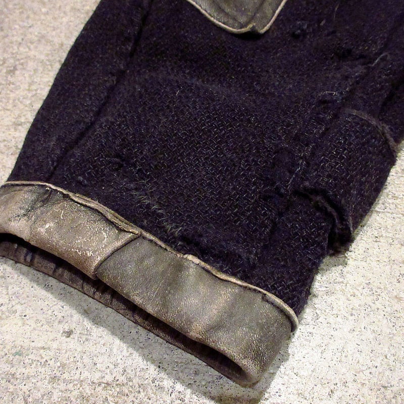 ビンテージ30's○MONTGOMERY WARD ウールスポーツジャケット黒○210326s