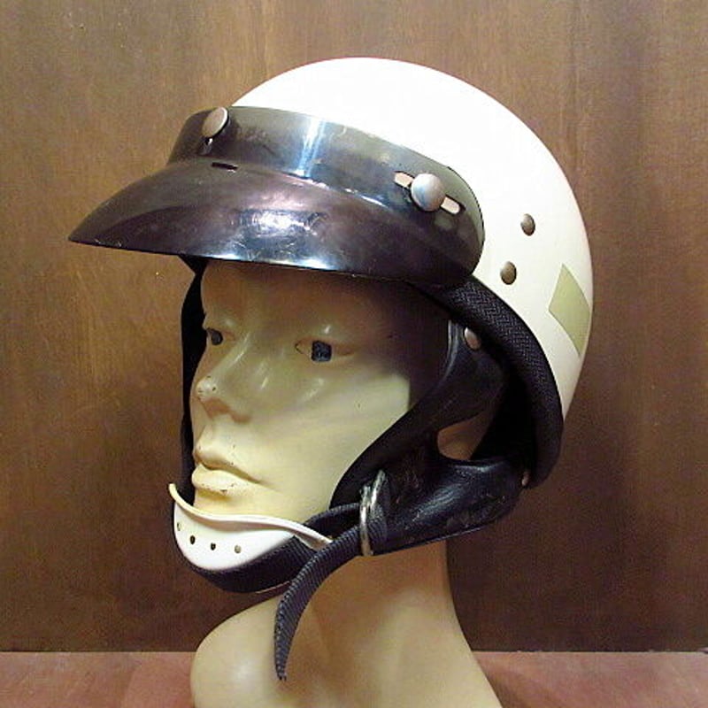 ビンテージ60's○BUCO SEARS 7505ハーフヘルメット白○201118n7-hlm