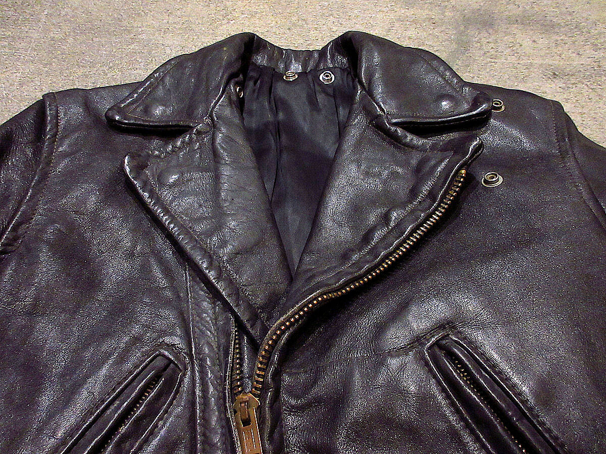 ビンテージ60's70's○CHPレザーダブルライダースジャケット○220220k3
