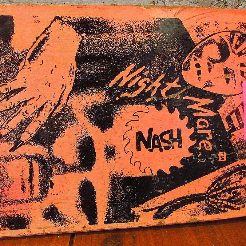 ビンテージ80's○NASH Night Moreスケートボードジャンク○240322k6-o