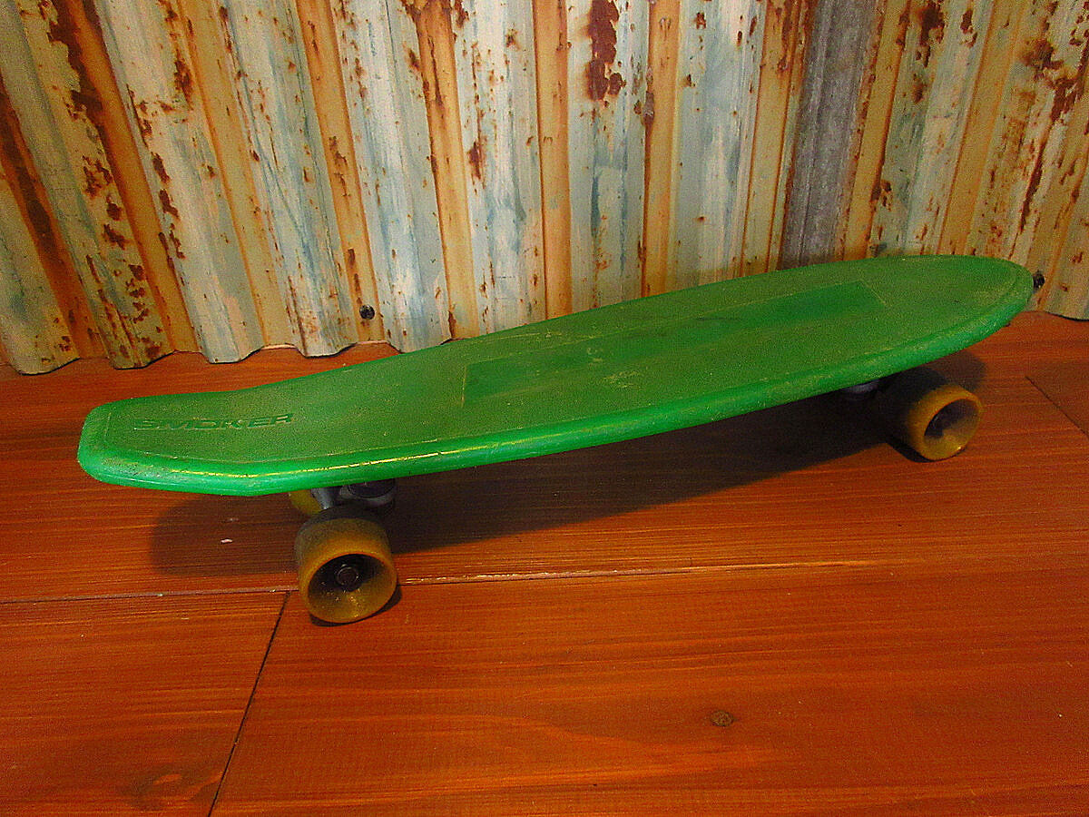 ビンテージ70's○SMOKERスケートボード黄緑○230625j1-otclct雑貨