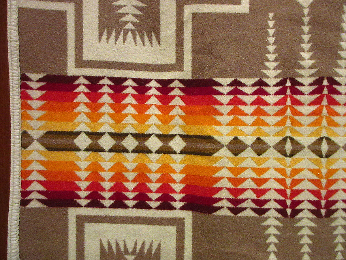 ビンテージ30's40's○PENDLETON Beaver Stateネイティブウールブラン