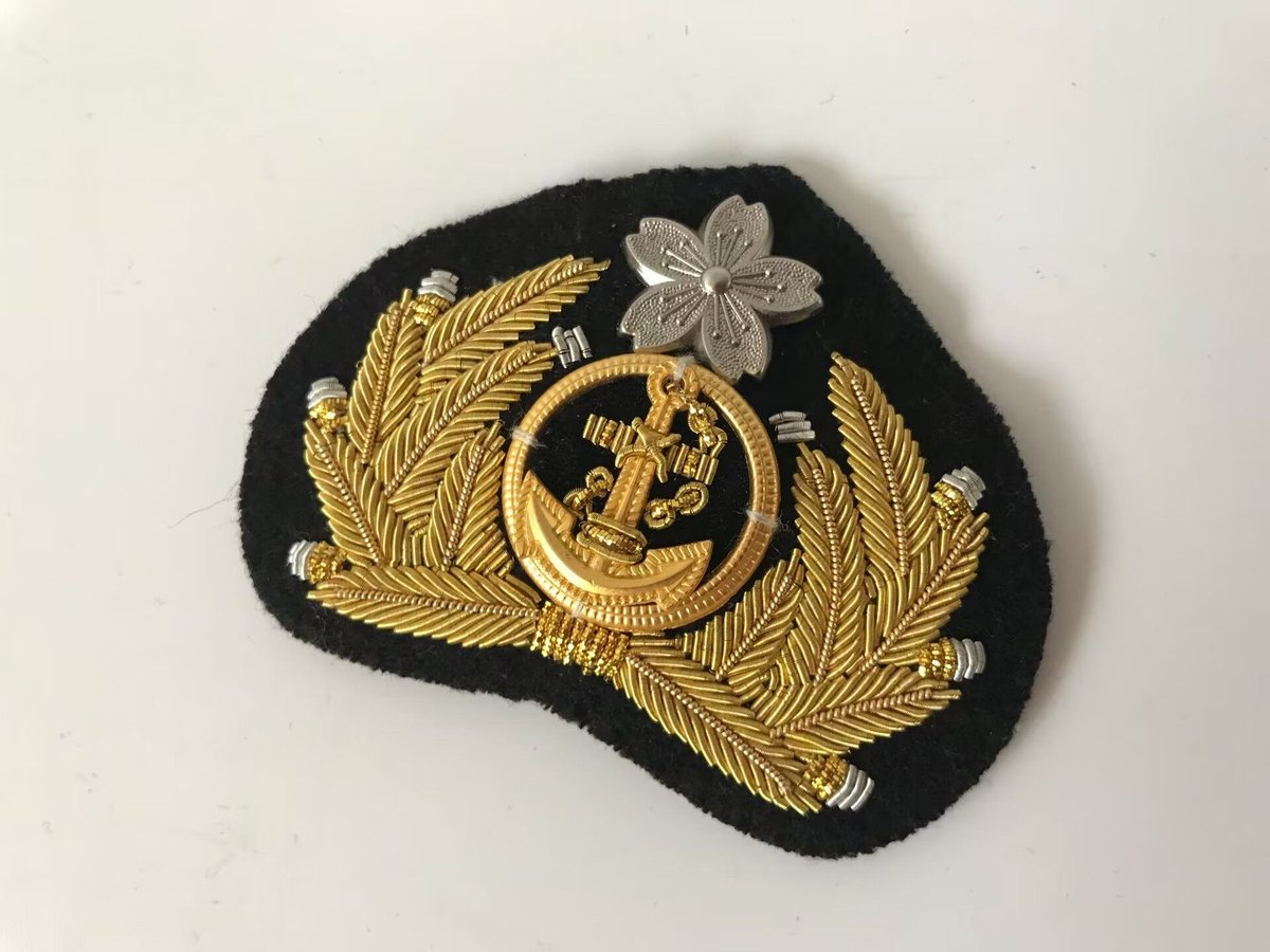WW2 大日本帝国海軍 士官軍帽 帽章 精密複製 | MilitaryX's STORE