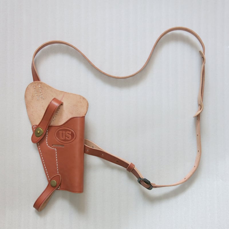 WW2 米軍 M-3 ショルダーホルスター 茶革 レプリカ | MilitaryX's STORE