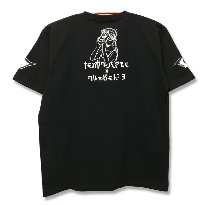 TEXHNOLYZE × NUMBER 3】Behind The Mask Tシャツ-BLA