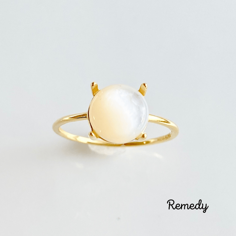 白蝶貝の一粒リング | Remedyオンラインストア l ジュエリーショップ