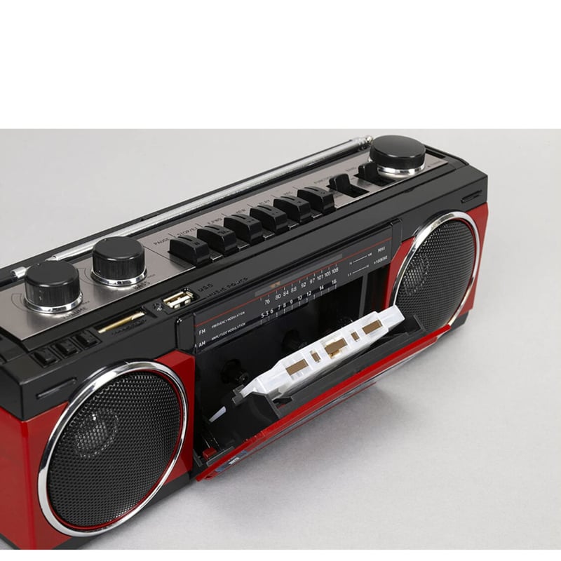 SANSUI Bluetooth搭載ラジカセ SCR-B2 RD サンスイ ラジカセ | JE