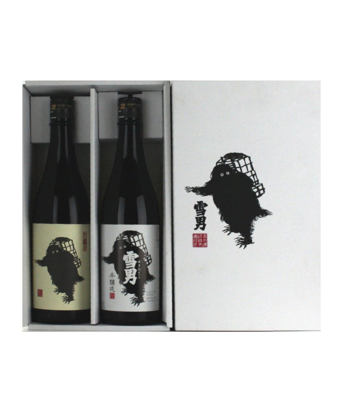 雪男 純米酒 本醸造720mlセット | 青木酒造（鶴齢 雪男）'s STORE