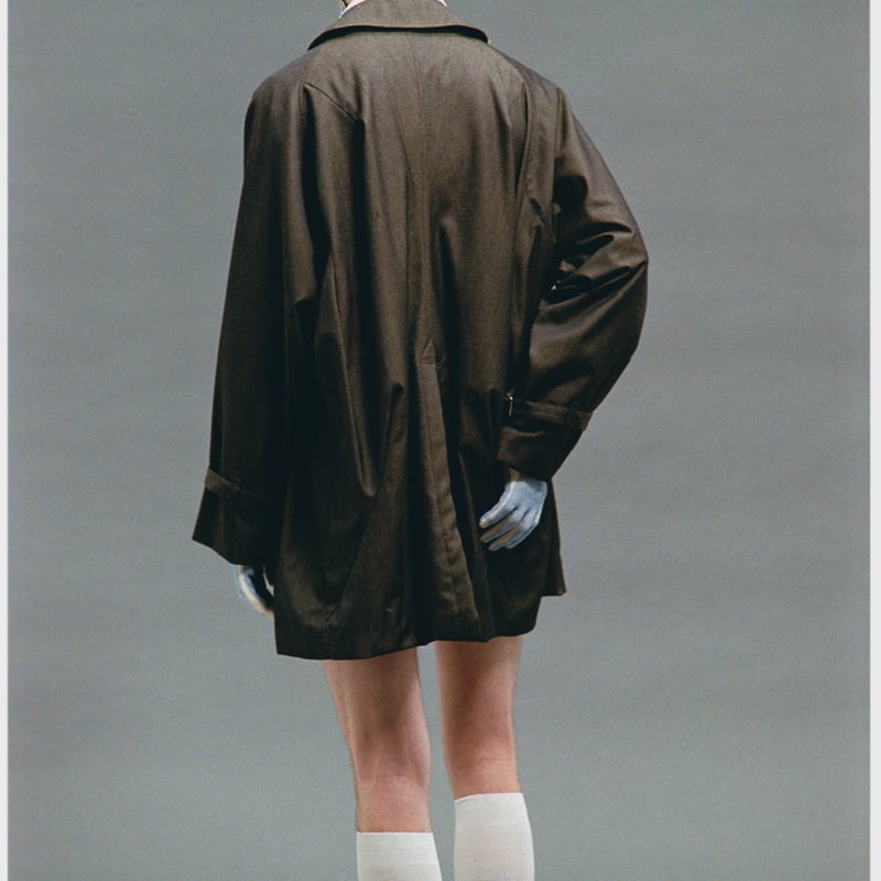 A MACHINE】Trench Coat - blanch pattern - city＆