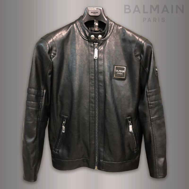 BALMAIN PARIS バルマン シングルライダース ジャケット メンズ