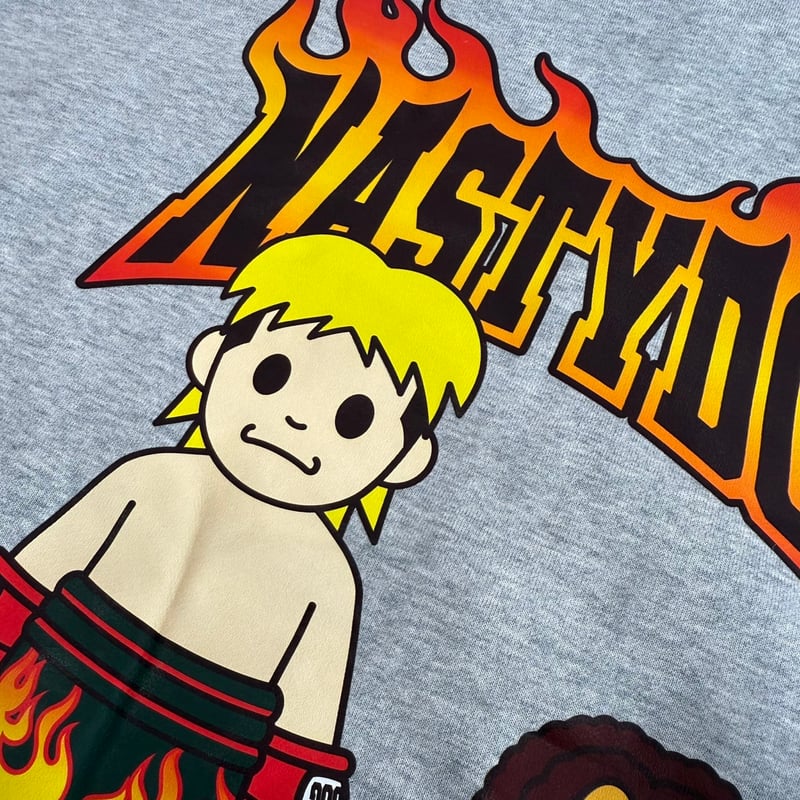 Tenshin×Nasty ZipHoodie(Gray) | NastyDog Online