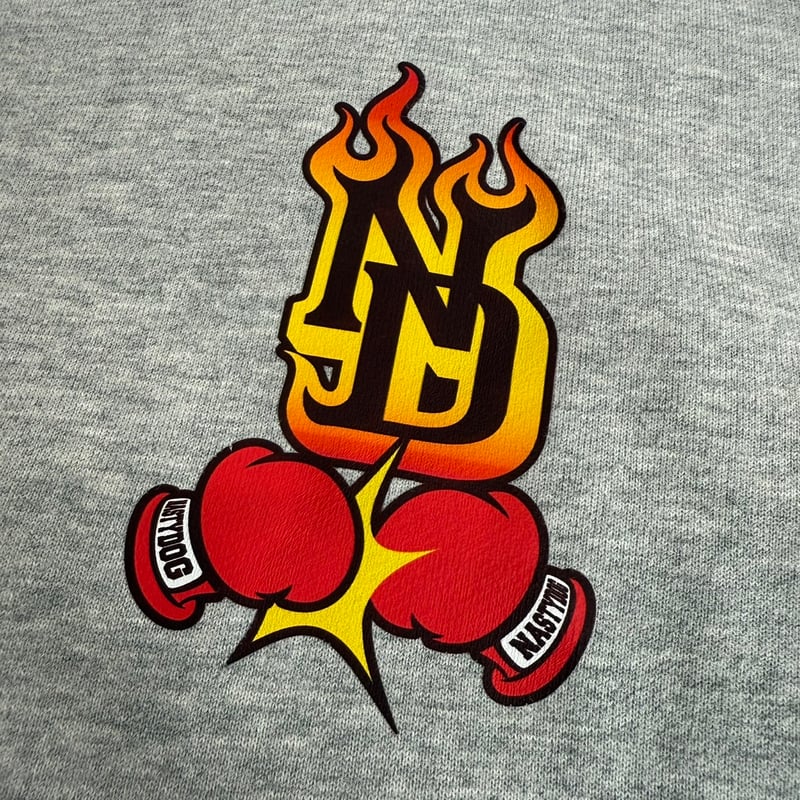 Tenshin×Nasty ZipHoodie(Gray) | NastyDog Online