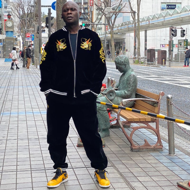 スカジャン Yokosuka刺繍入り 横須賀発祥 SUKAJAN 別珍 ベルベット 龍