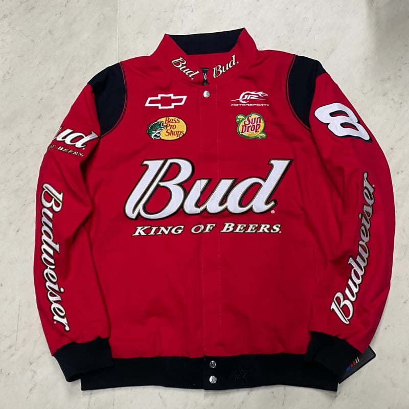 NASCAR ナスカー JHデザイン Bud バドワイザー レーシングジャケット D