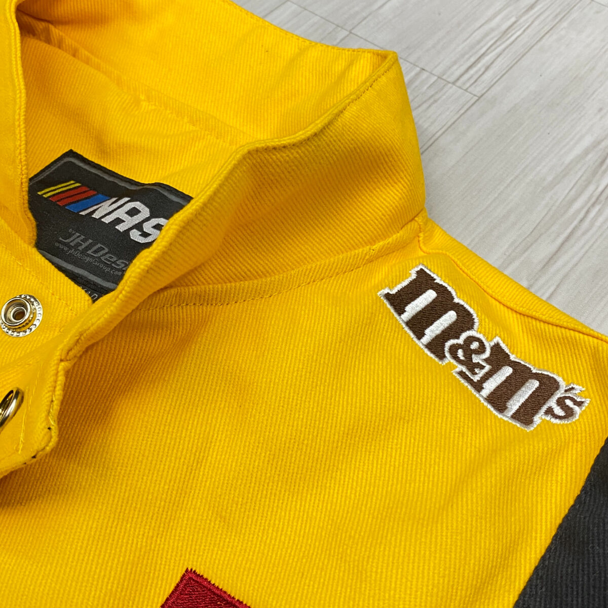 限定 NASCAR ナスカー JHデザイン M&M's レーシングジャケット 刺繍