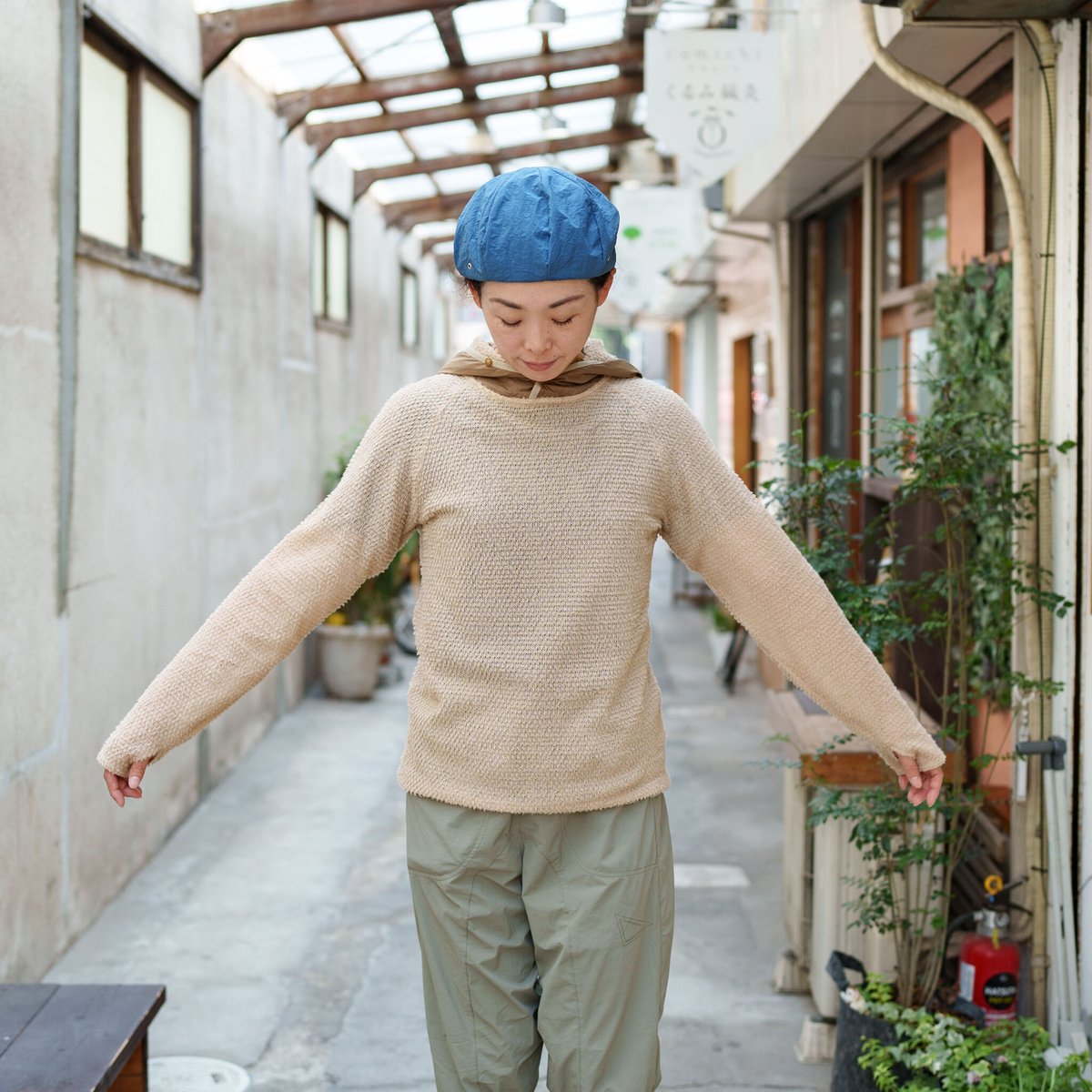 アトリエブルーボトル ALPHA MANT ベージュ ALPHA MANT 2025