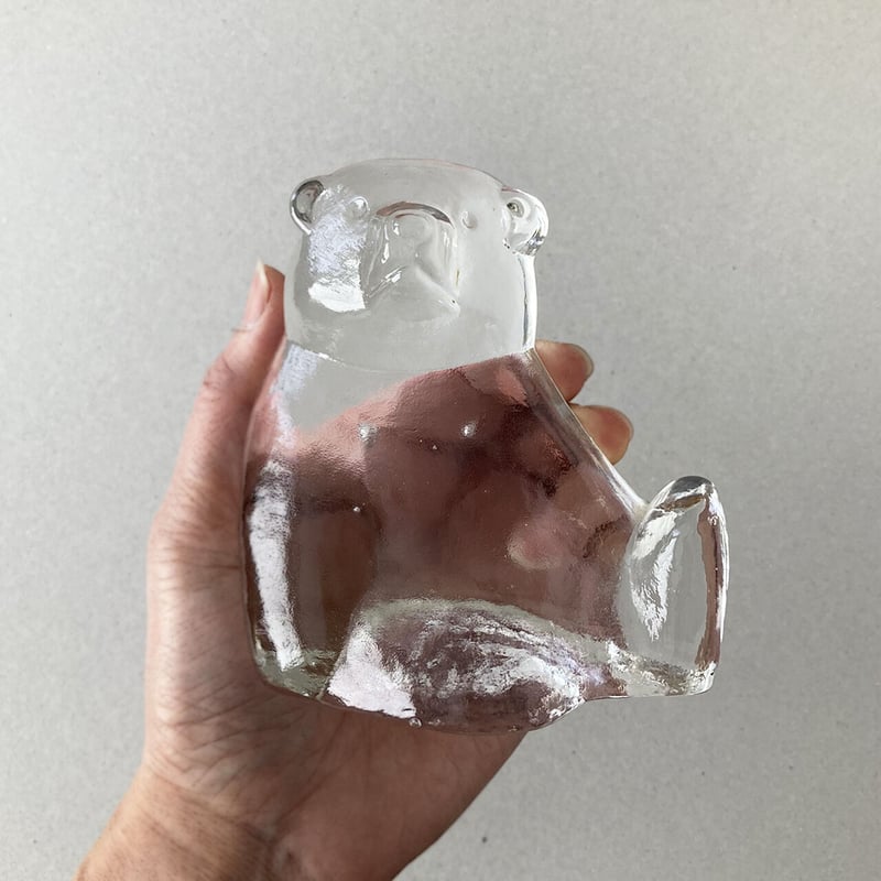 Humppila Glass karhu Finland | retro number