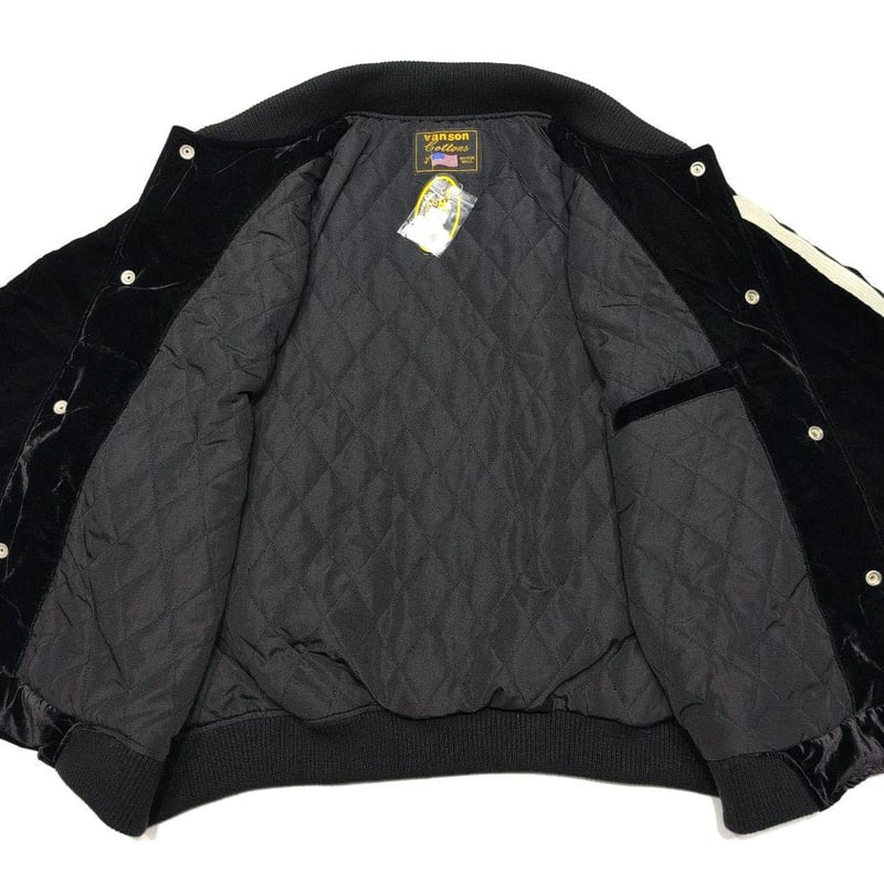 VANSON バンソン 50周年記念モデル 別珍ボンバージャケット ブラック
