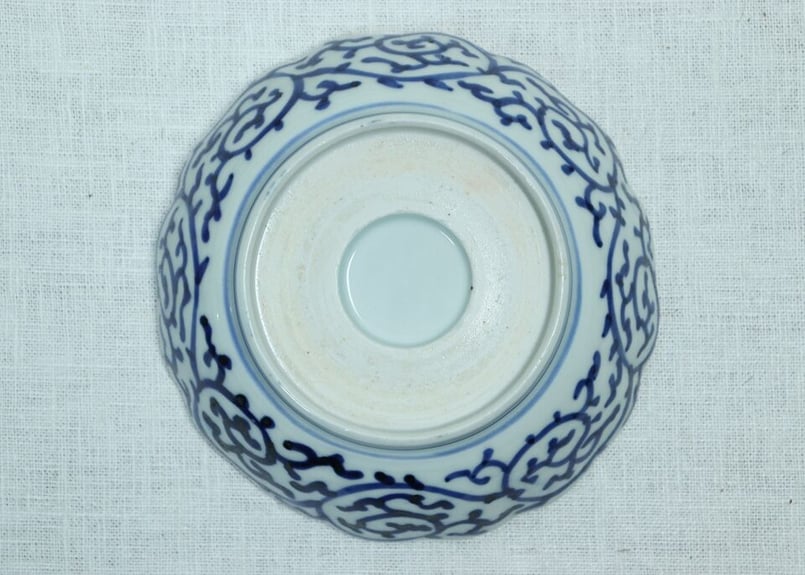 江戸後期染付蛸唐草文なます皿 | 吉祥寺PukuPuku