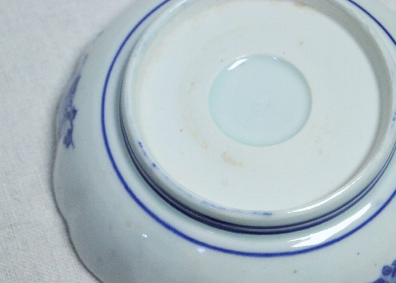 明治前期紙刷牡丹図なます皿 | 吉祥寺PukuPuku