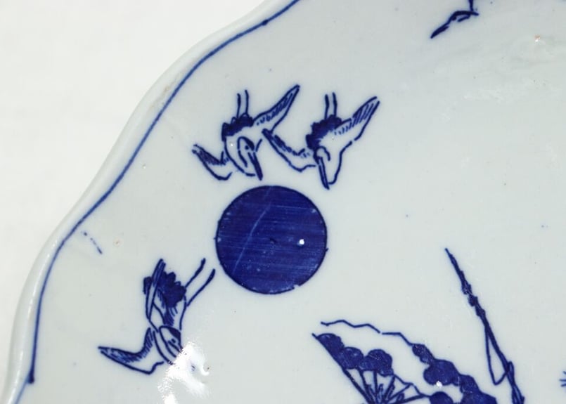 明治後期~大正銅判浦島太郎図8寸皿 | 吉祥寺PukuPuku