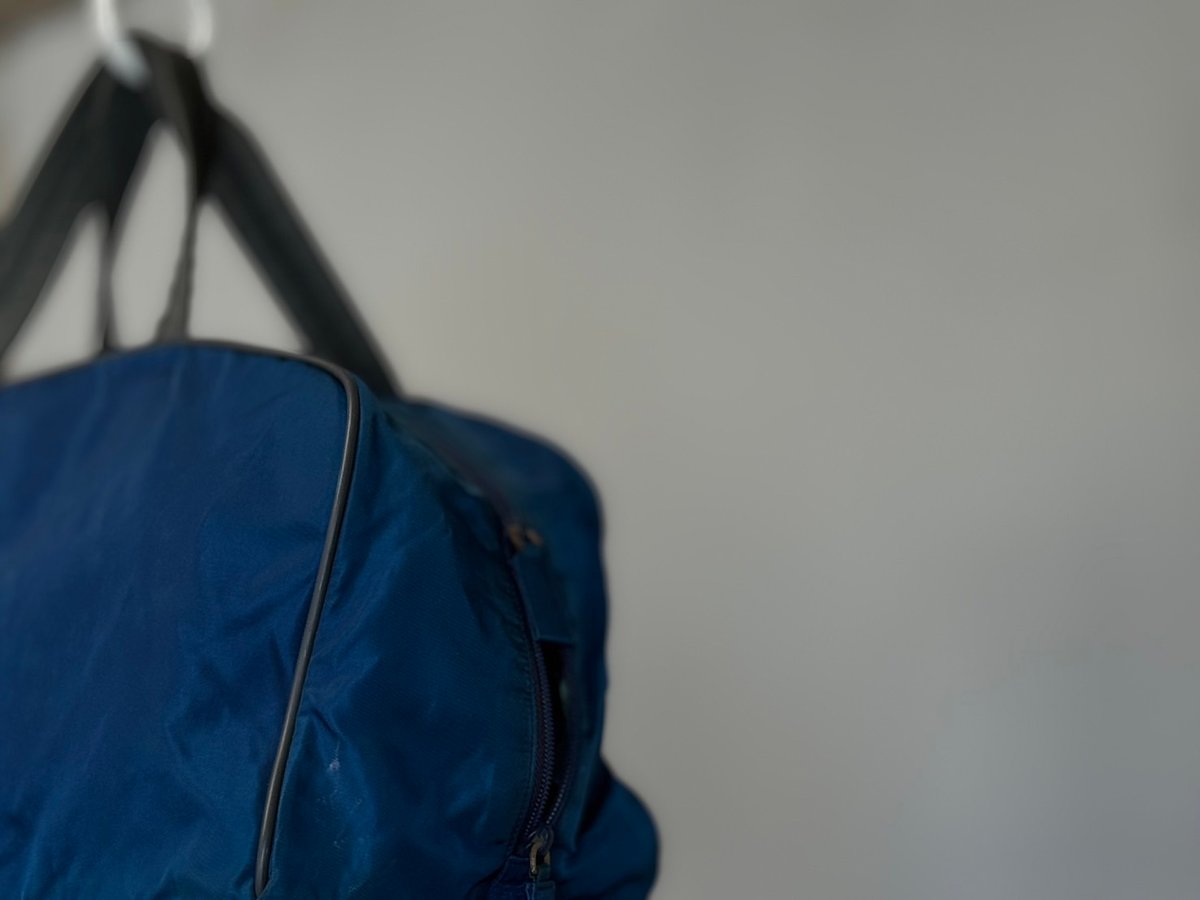 90-00s prada sports nylon bag blue | weekend tokyo