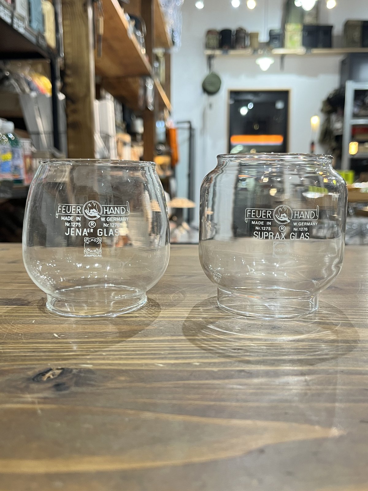 ヴィンテージガラス‼️FEUERHAND275/276用ホヤガラスクリア