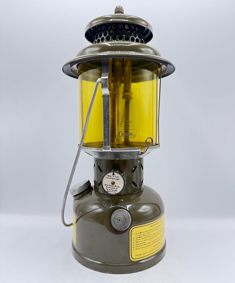 COLEMAN 252A ミリタリーGIランタン 1956 イエローガラス