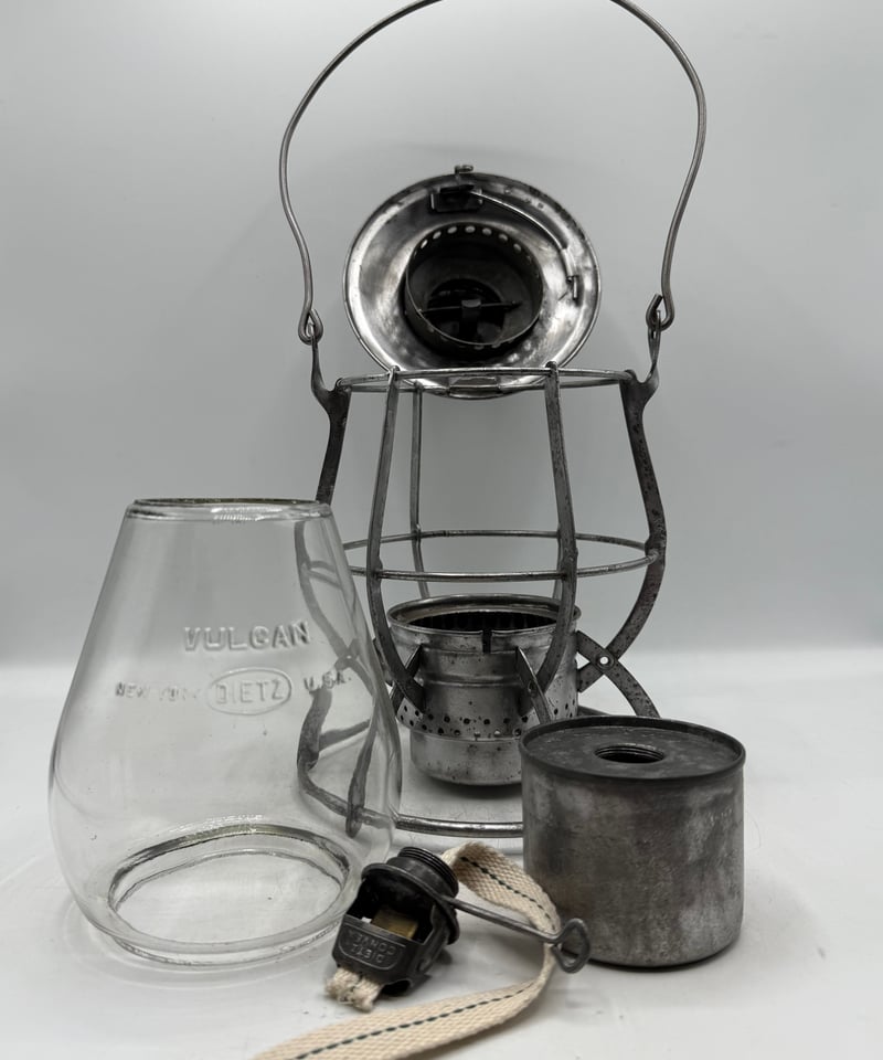 002レイルロードランタン DIETZ No.39 STEEL CLAD クリアグローブ N