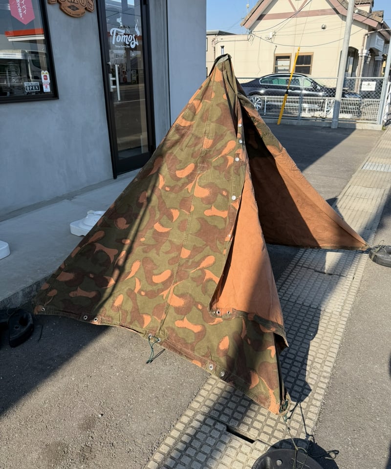 軍幕❗️ハンガリー軍用テント ハリケーン迷彩 2枚セット