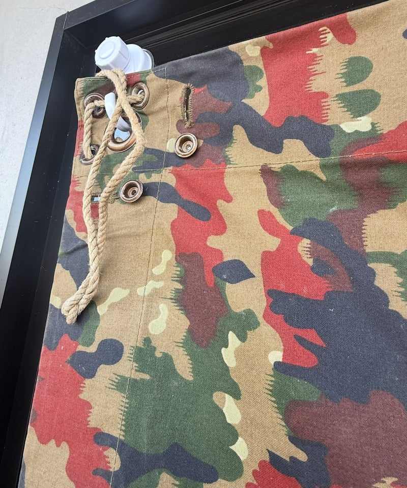 入手困難❗️スイス軍幕 アルペンカモ 1枚 生地のみ | ヴィンテージ