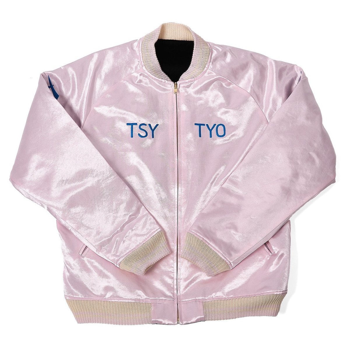 TSY ORIGINAL SOUVENIR JACKET BLACK×PINK | tatto