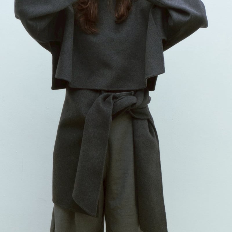 wool river poncho | decollte_accessory