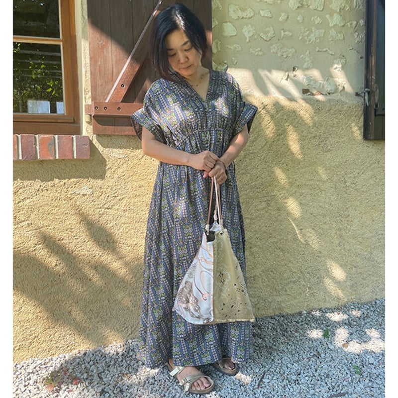 追加受注11/4まで】井筒麻三子さん×マニプリ「スカーフ柄トートバッグ