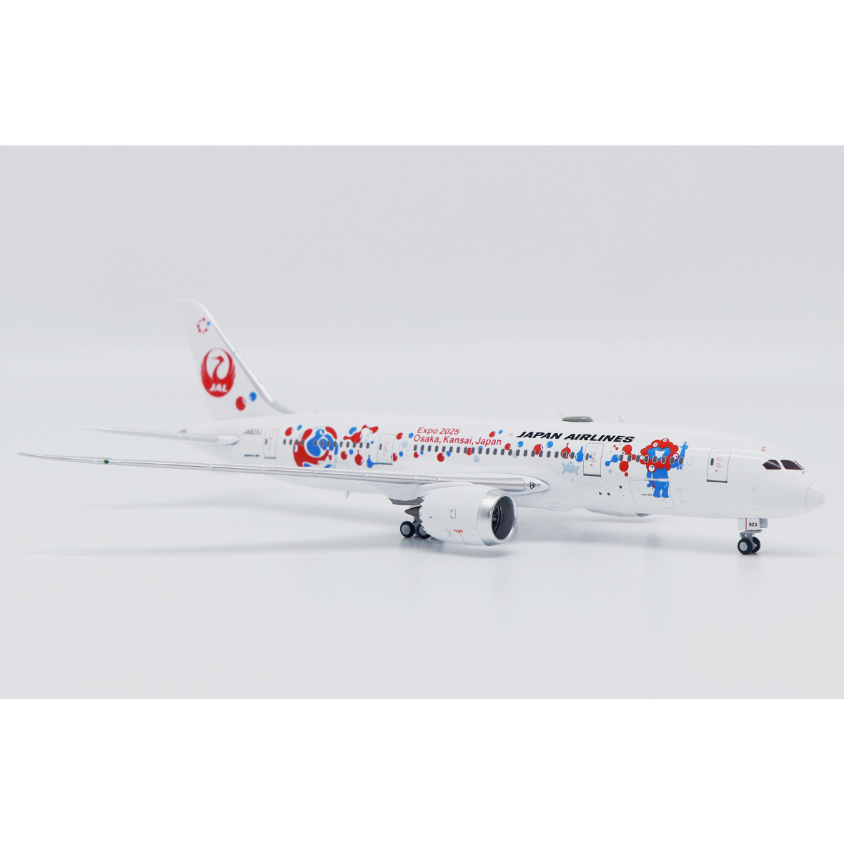 非売品・新商品情報】1/400 787-8 JAL「ミャクミャクJET 2号機」 JA82