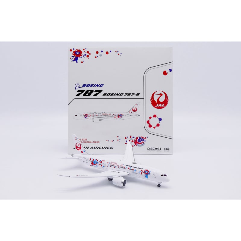 非売品・新商品情報】1/400 787-8 JAL「ミャクミャクJET 2号機」 JA82
