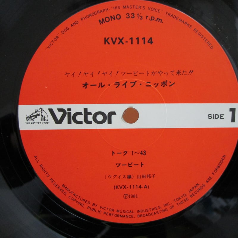 ビートたけし / ツービート・ オール・ライブ・ニッポン | TOHTO