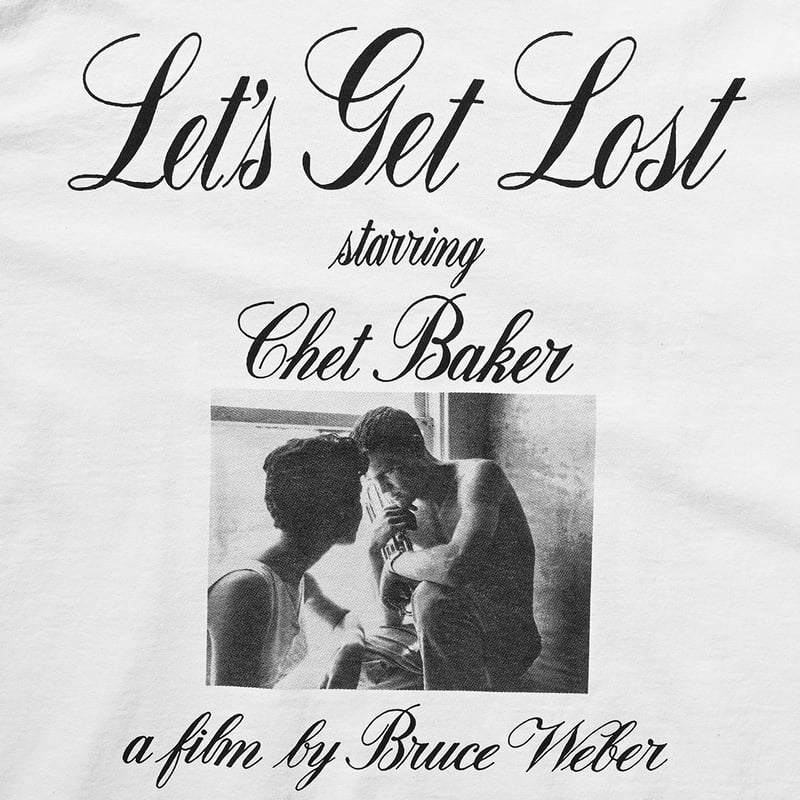 Let's get Lost × weber] T shirt (Monochrome) |
