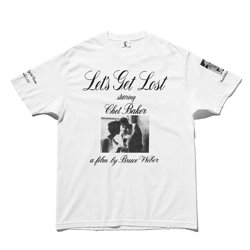 Let's get Lost × weber] T shirt (Monochrome) |