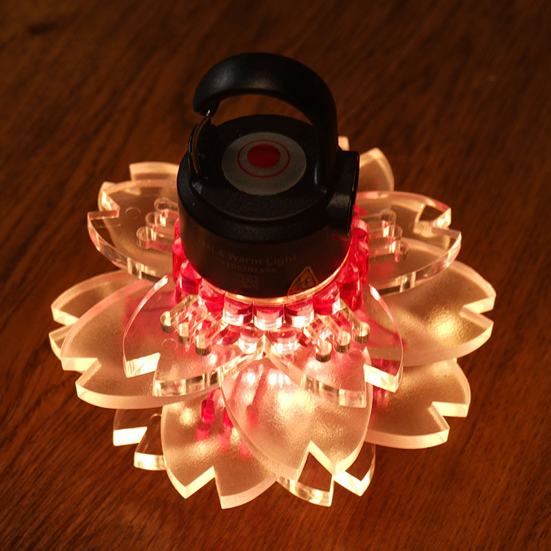 アクリルランタンシェード【桜 白ピンク】【レッドレンザーML4専用