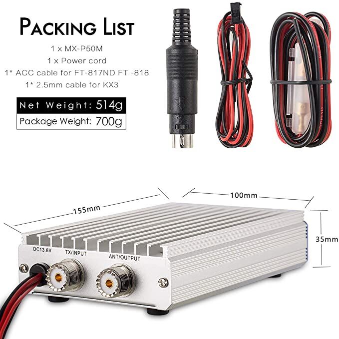 HFリニアアンプ MX-P50M | HAMCITY・ハムシティ