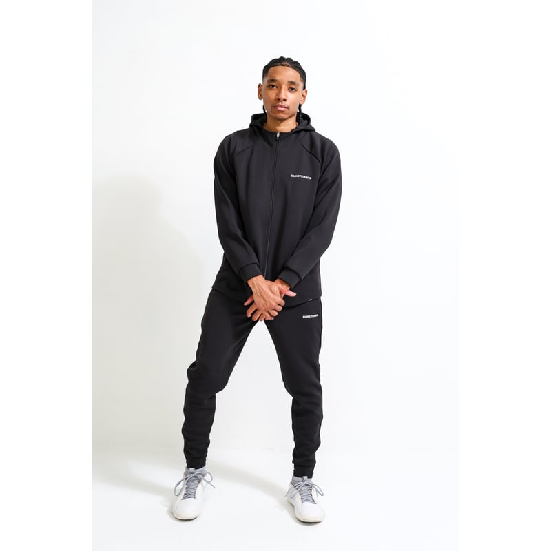 TECH LUXE ZIP UP HOODIE / BLACK | BASKETCOUNT(バ