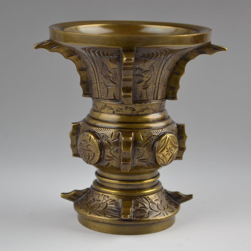 宣徳色 三具足 3.5寸 1組限り | 仏壇の陽明堂