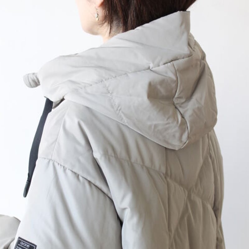 アヤン（ayane） コクーンダウンジャケット／グレー | KUKAI-FUKA 空海風花