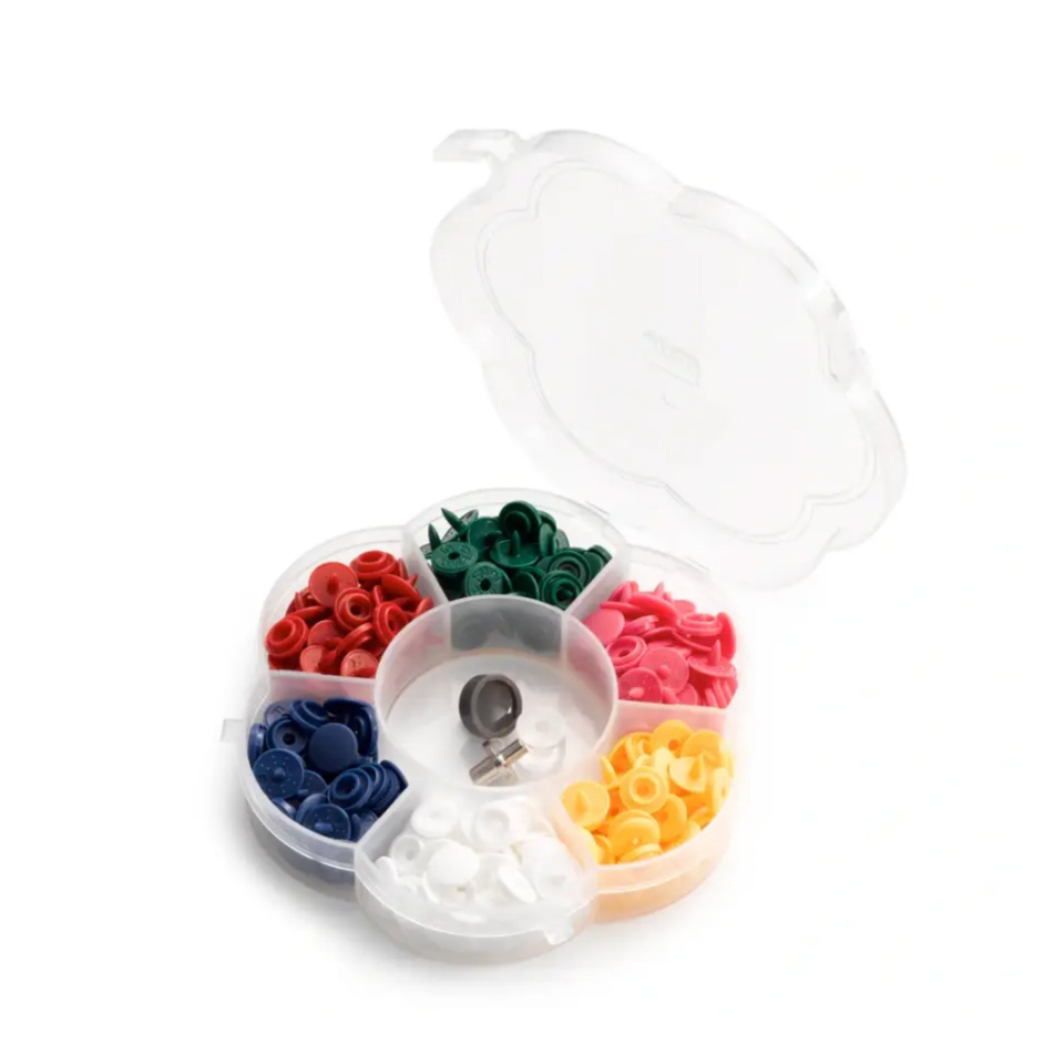 プリム No.393950 カラースナップ（9mm・72組・アソートセット）【正規