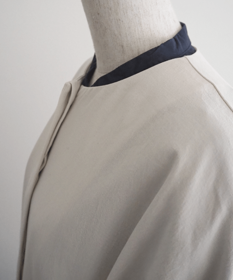 ノーカラーコート/evam eva | DONOVAN