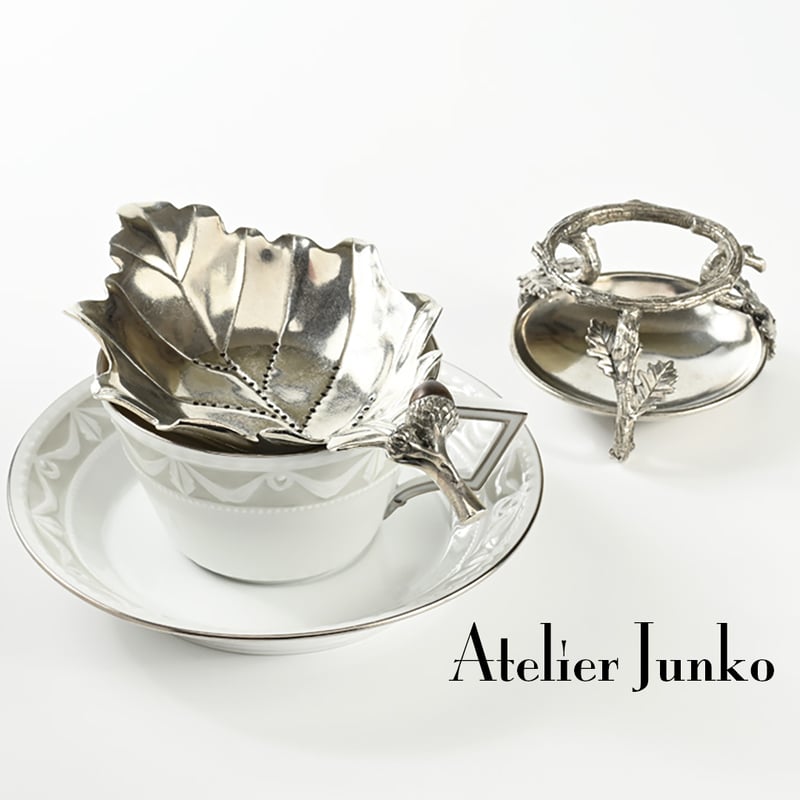 ティーストレーナースタンド オークリーフ Tea Strainer Stand Oak Lea