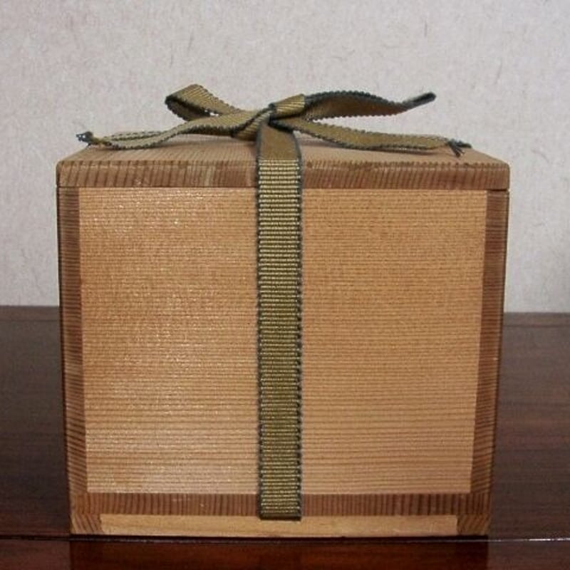 京焼・清水焼 大丸北峰（二代）作 倣祥瑞 鳥画 茶碗 無傷 箱合 保証